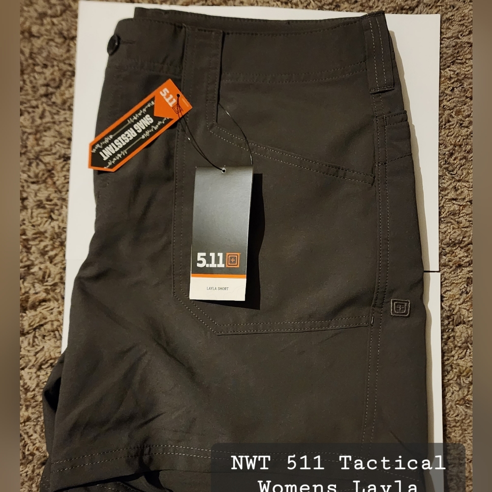 5.11 Tactical Brown Shorts, NWT, dri fit, light weight